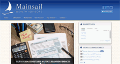 Desktop Screenshot of mainsailwealthadvisors.com
